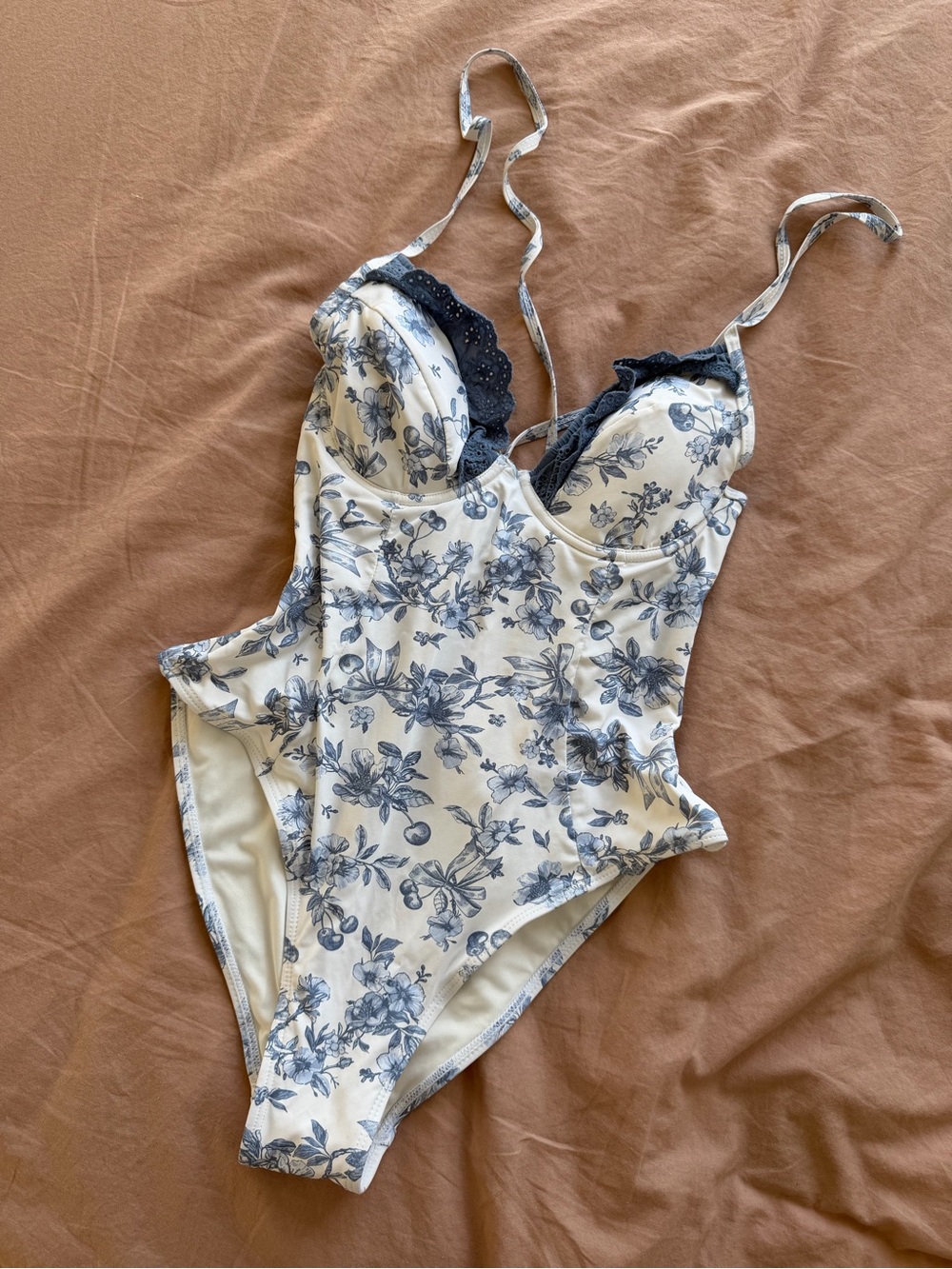 floral one piece swimsuit